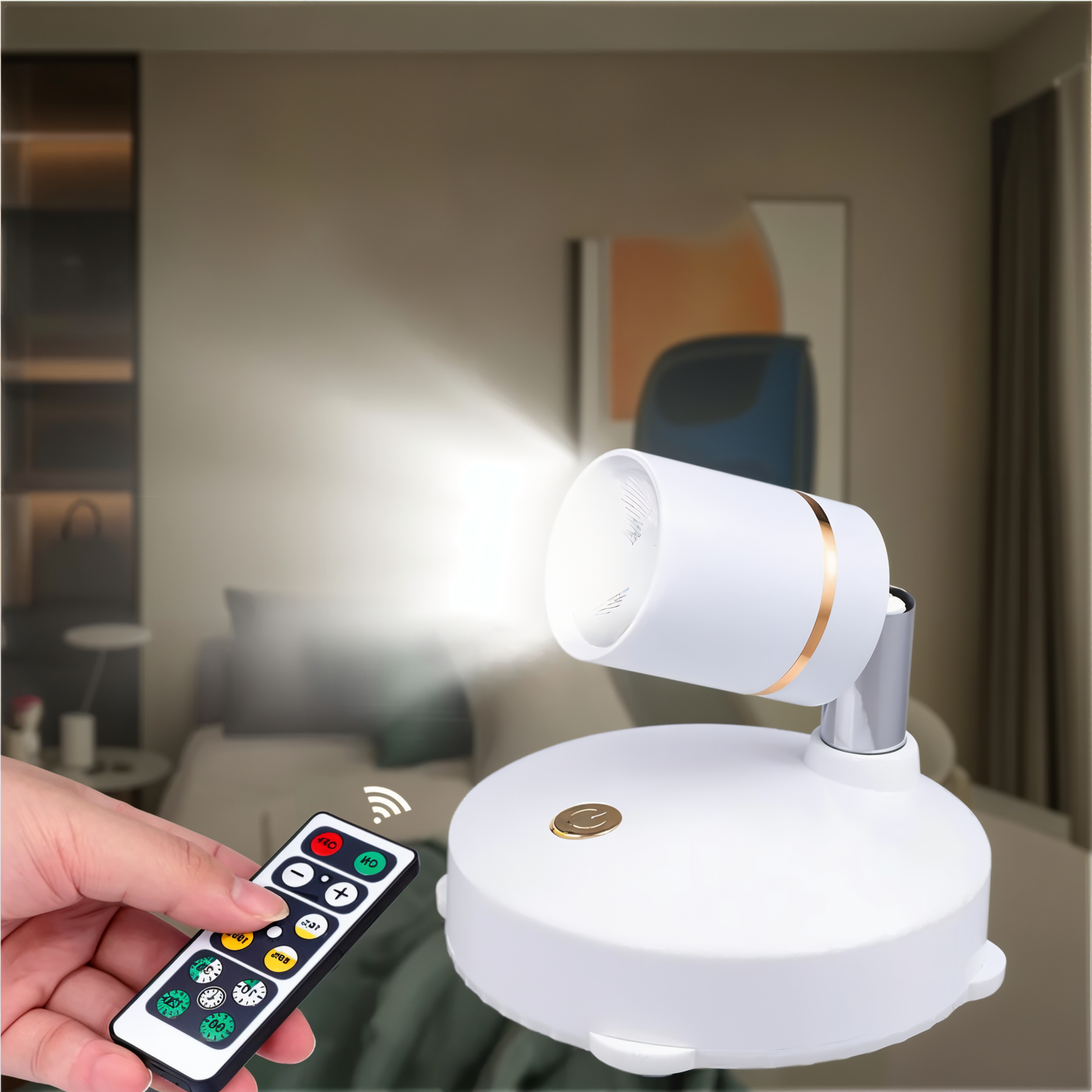 LED-Strahler dimmbar kabellos fernbedienbar schwenkbar – Bild 2