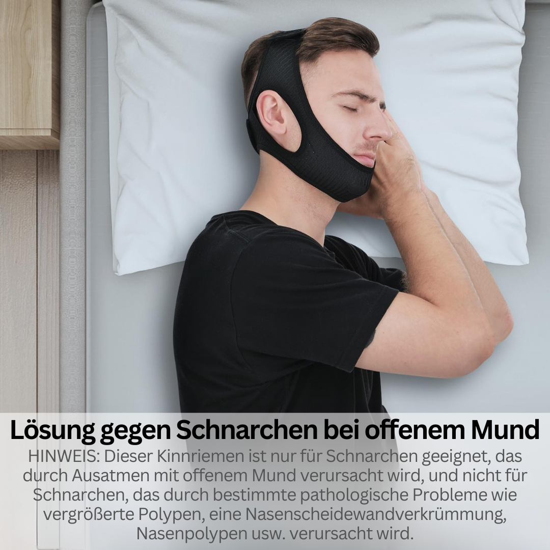 Schnarchband verstellbar – Atmungsaktiv & Ergonomisch für ruhigen Schlaf – Bild 3