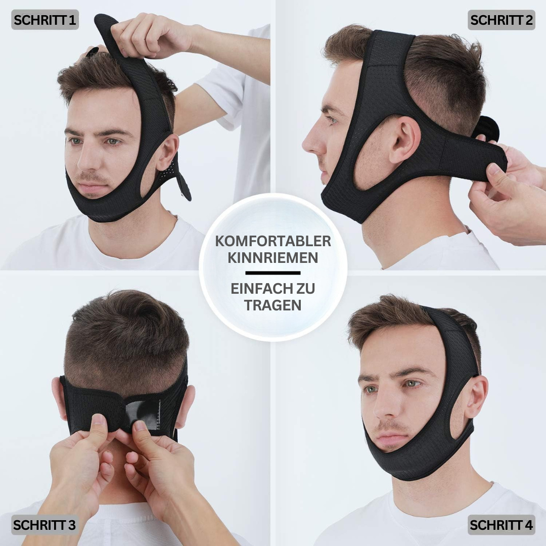 Schnarchband verstellbar – Atmungsaktiv & Ergonomisch für ruhigen Schlaf – Bild 4