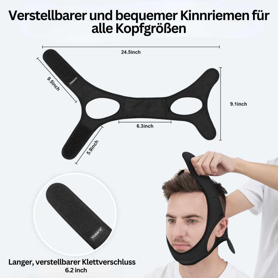 Schnarchband verstellbar – Atmungsaktiv & Ergonomisch für ruhigen Schlaf – Bild 5