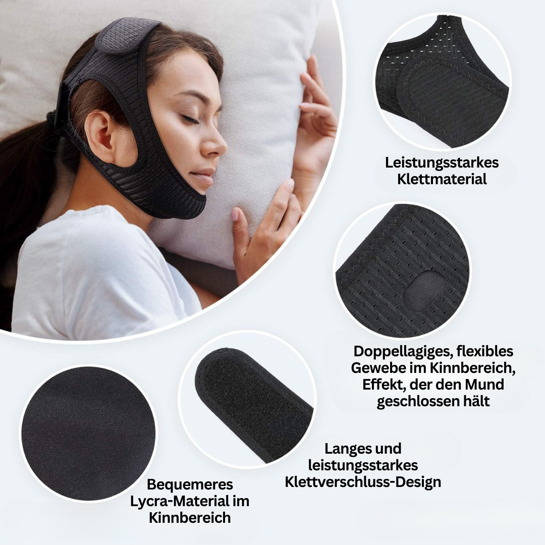 Schnarchband verstellbar – Atmungsaktiv & Ergonomisch für ruhigen Schlaf – Bild 6