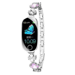 Silberklee-Metallarmband