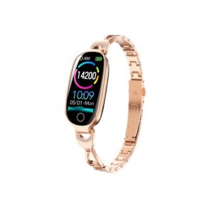 Qimeng Roségold Metallarmband