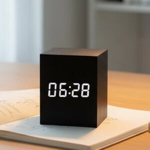 Digitalwecker mit Temperaturanzeige und dimmbarem Licht