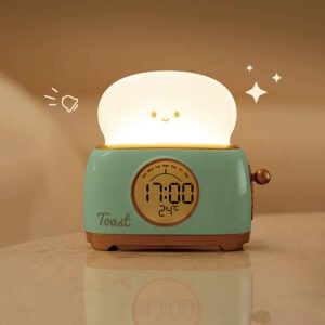 Lichtwecker mit Sonnenaufgangssimulation & Nachtlicht im Toast-Design