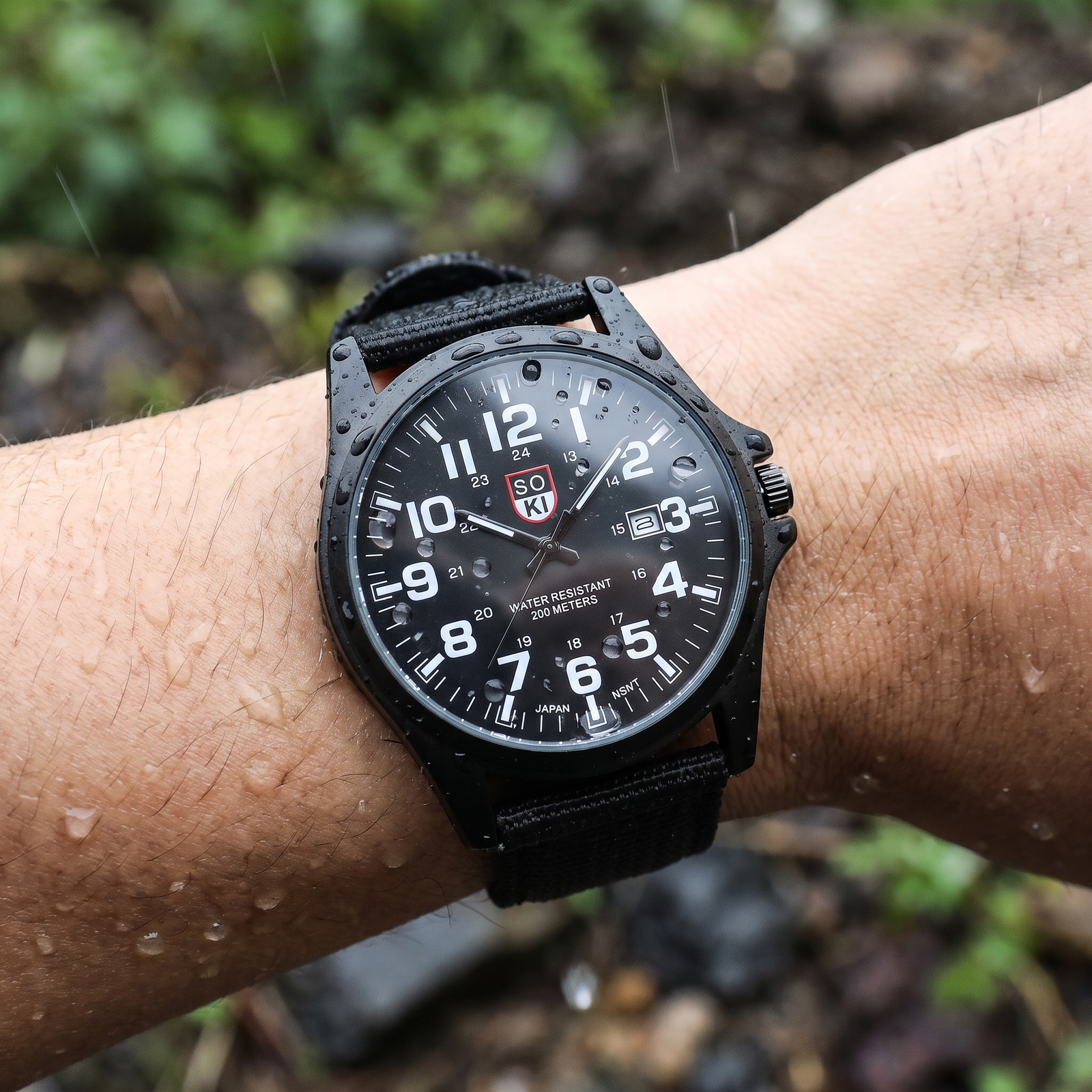 Uhr Herren 50m wasserdicht Edelstahlgehäuse – Bild 7
