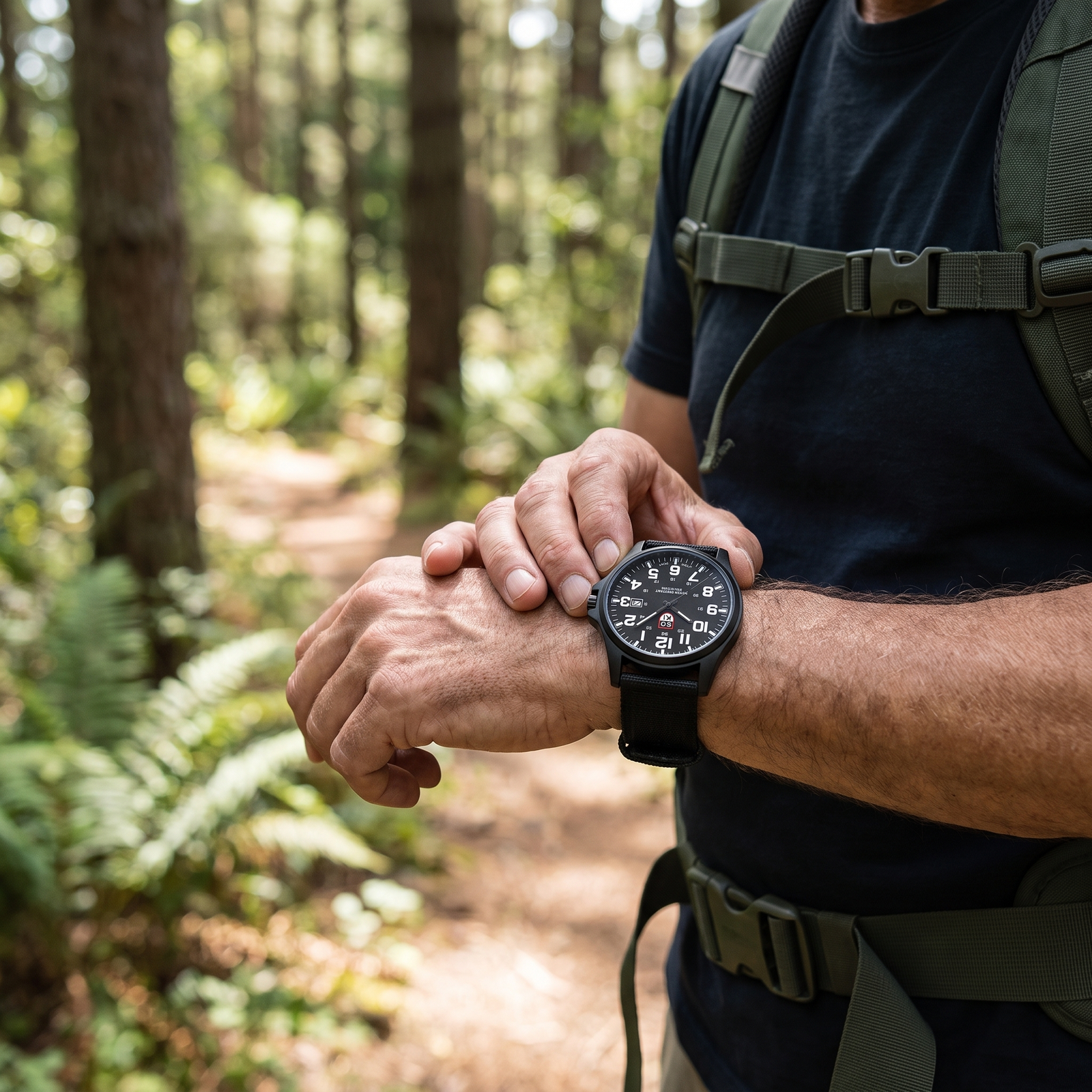 Uhr Herren 50m wasserdicht Edelstahlgehäuse – Bild 5