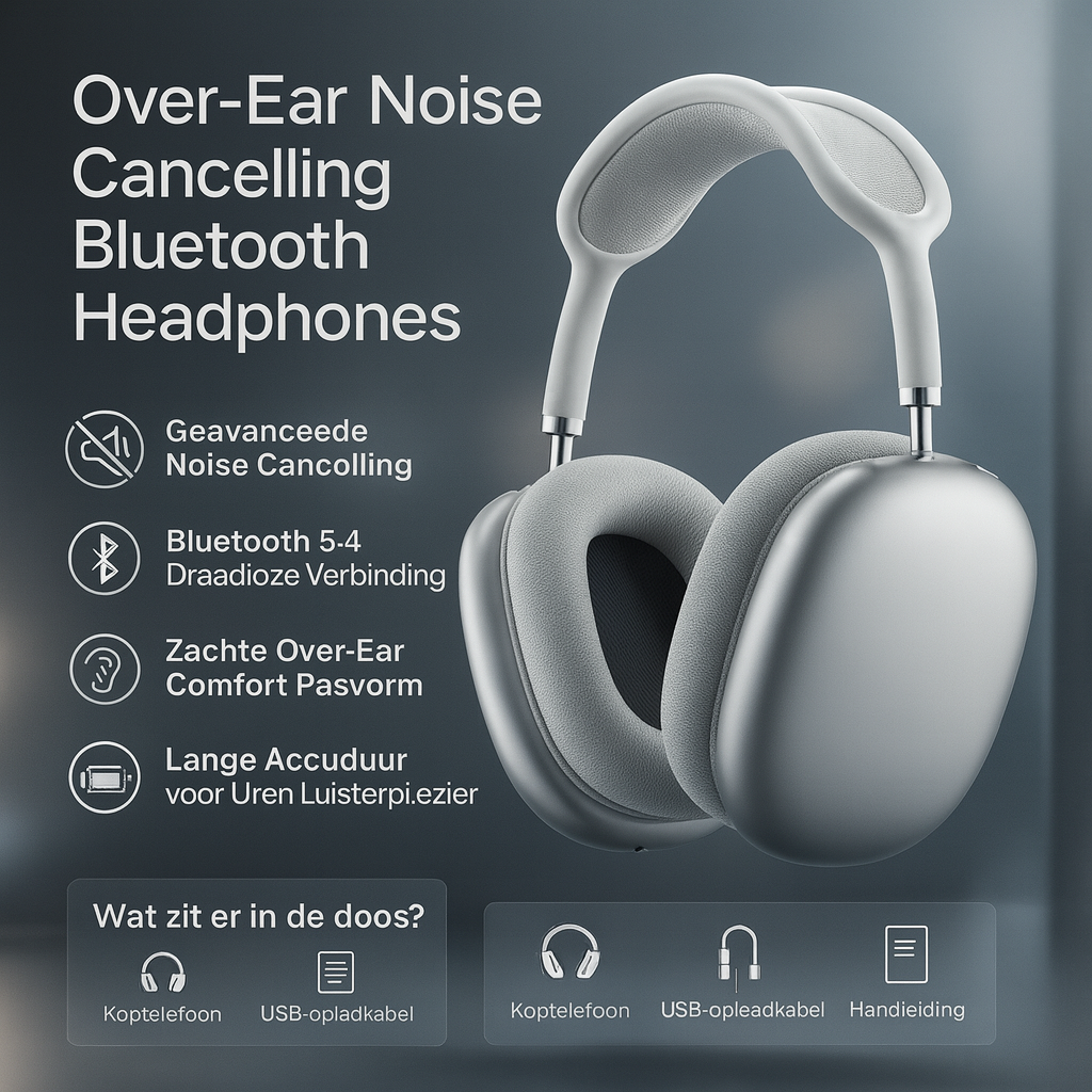 Bluetooth Kopfhörer Over-Ear ANC V5.4 mit Mikrofon – Bild 8