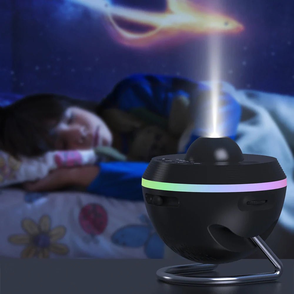 Projektionslampe Sternenhimmel RGB-LED mit Nebel & Timer – Bild 7