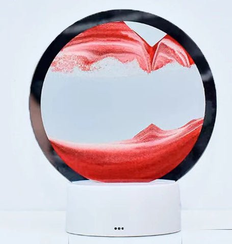 Sandlampe LED mit dynamischem Sandbild für Entspannung – Bild 2