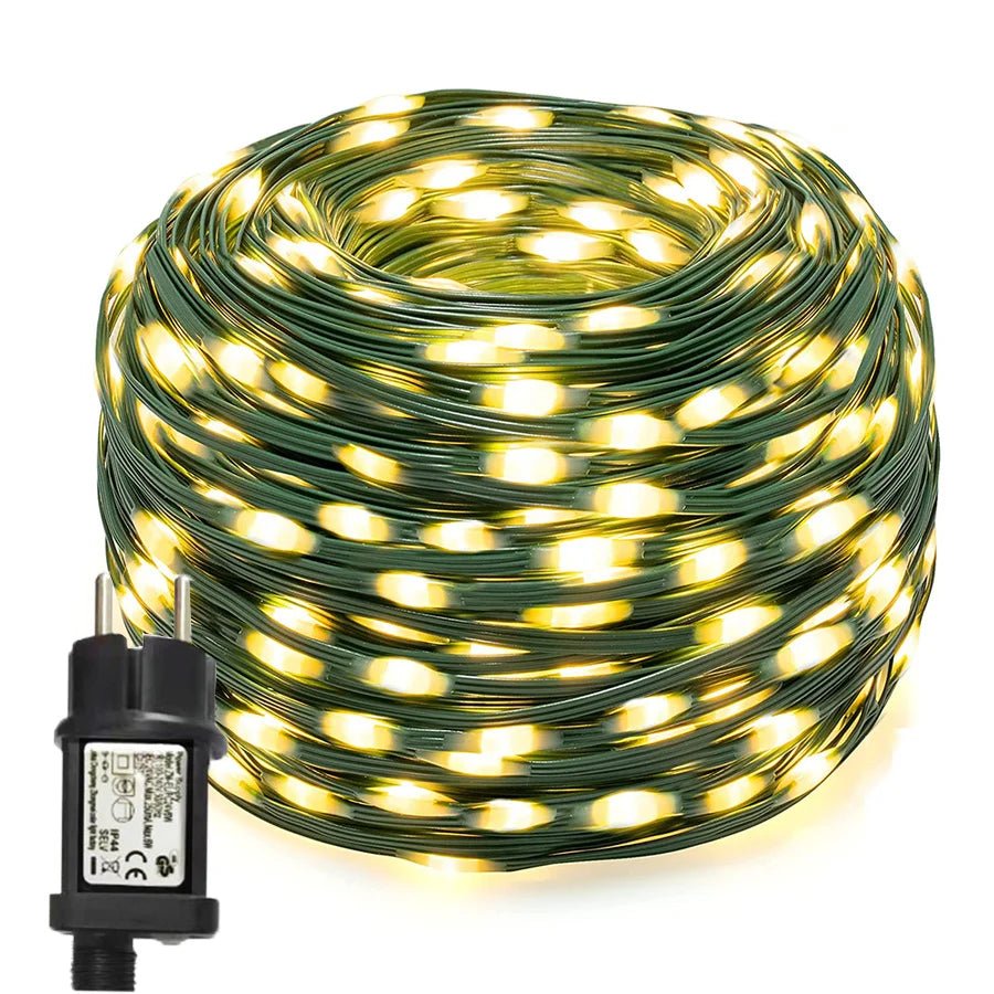 LED Lichterkette Außen IP65 Warmweiß & Mehrfarbig – Bild 5