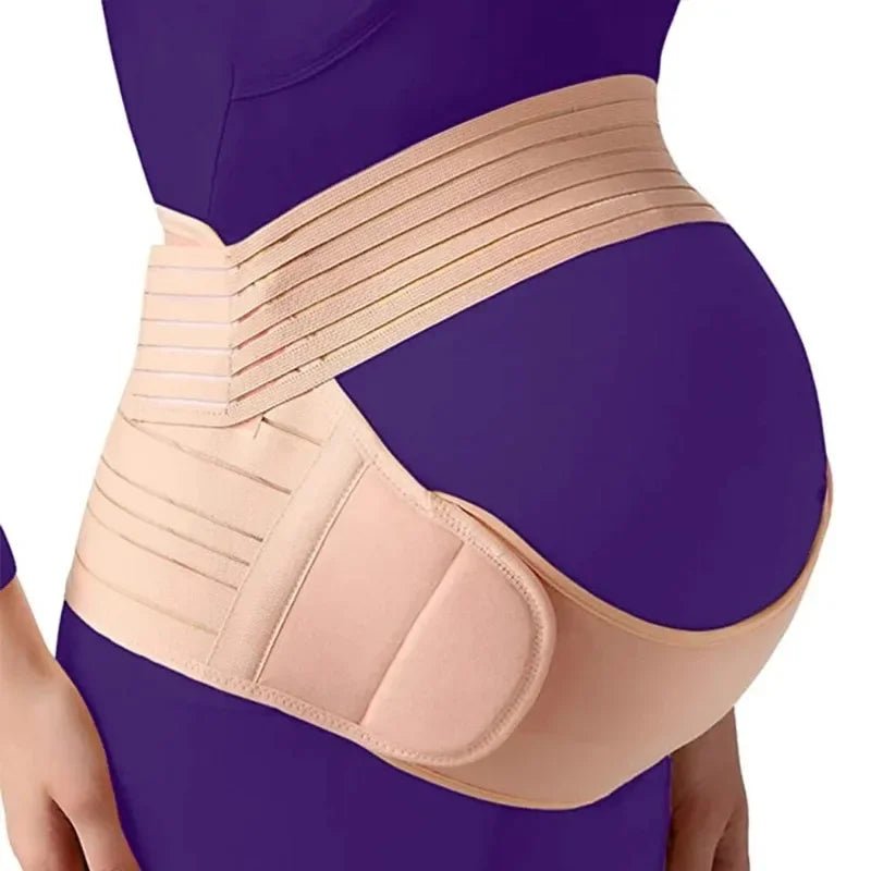 Bandeau de grossesse femme 3-en-1 ajustable tissu élastique – Bild 2