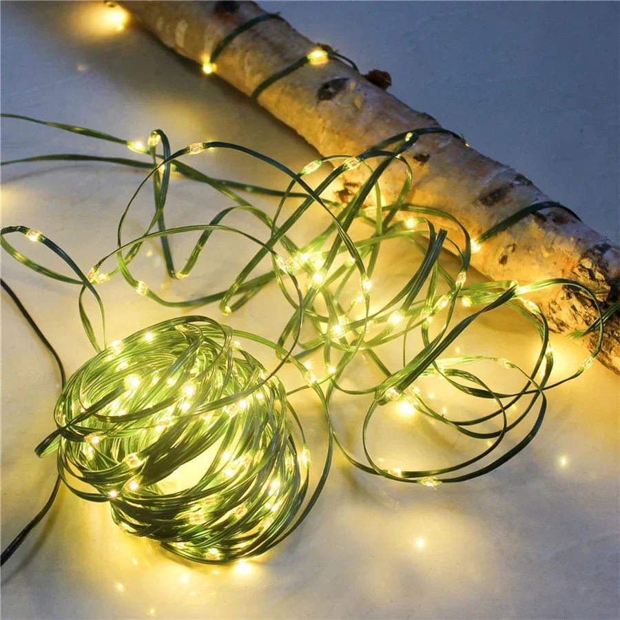 LED Lichterkette Außen IP65 Warmweiß & Mehrfarbig – Bild 3