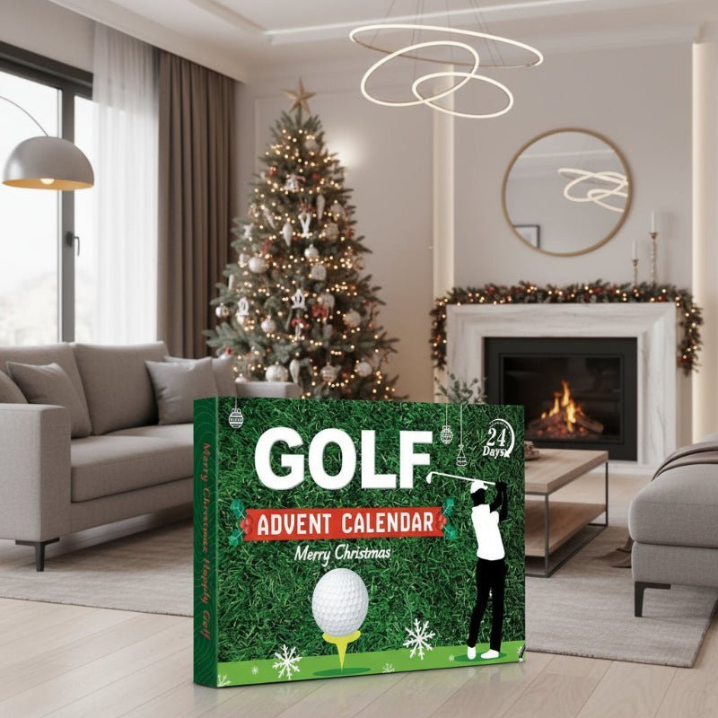 Golf Adventskalender für Golfer aus hochwertigem Papier