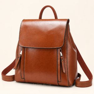 Damen Rucksack Echtleder verstellbar für Alltag