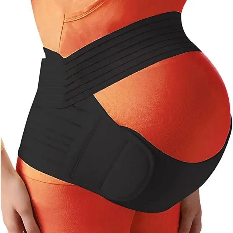 Bandeau de grossesse femme 3-en-1 ajustable tissu élastique – Bild 3