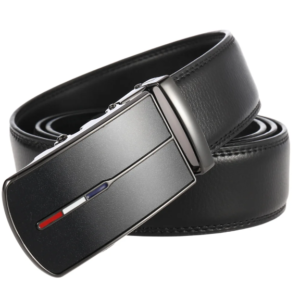 Herren Gürtel Rindsleder 3,5 cm Automatische Schnalle