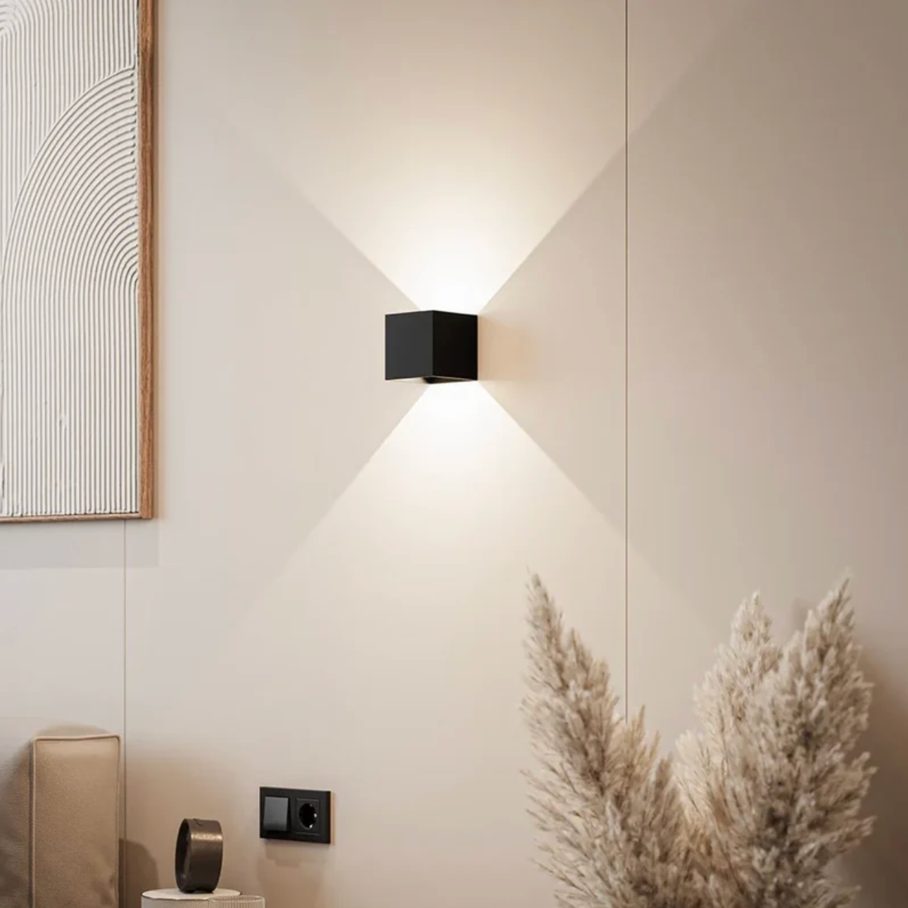 LED Wandleuchte mit Bewegungssensor & Akku ohne Bohren
