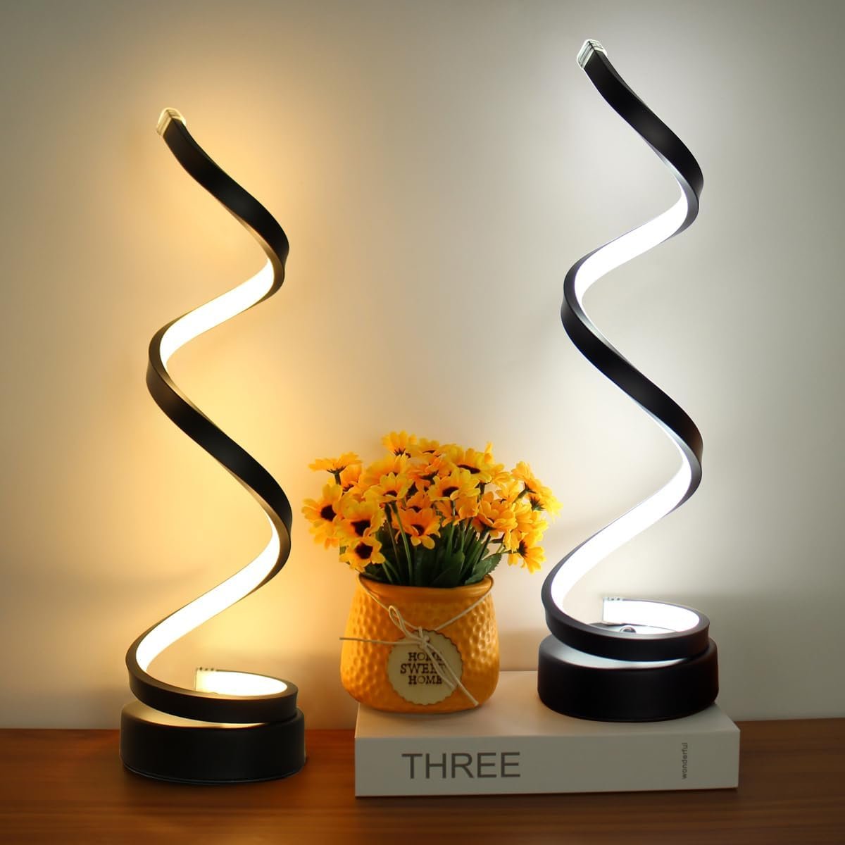Tischlampe dimmbar Metall mit 3 Lichtfarben elegant – Bild 10