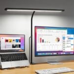 Schreibtischlampe LED Klemmleuchte USB dimmbar