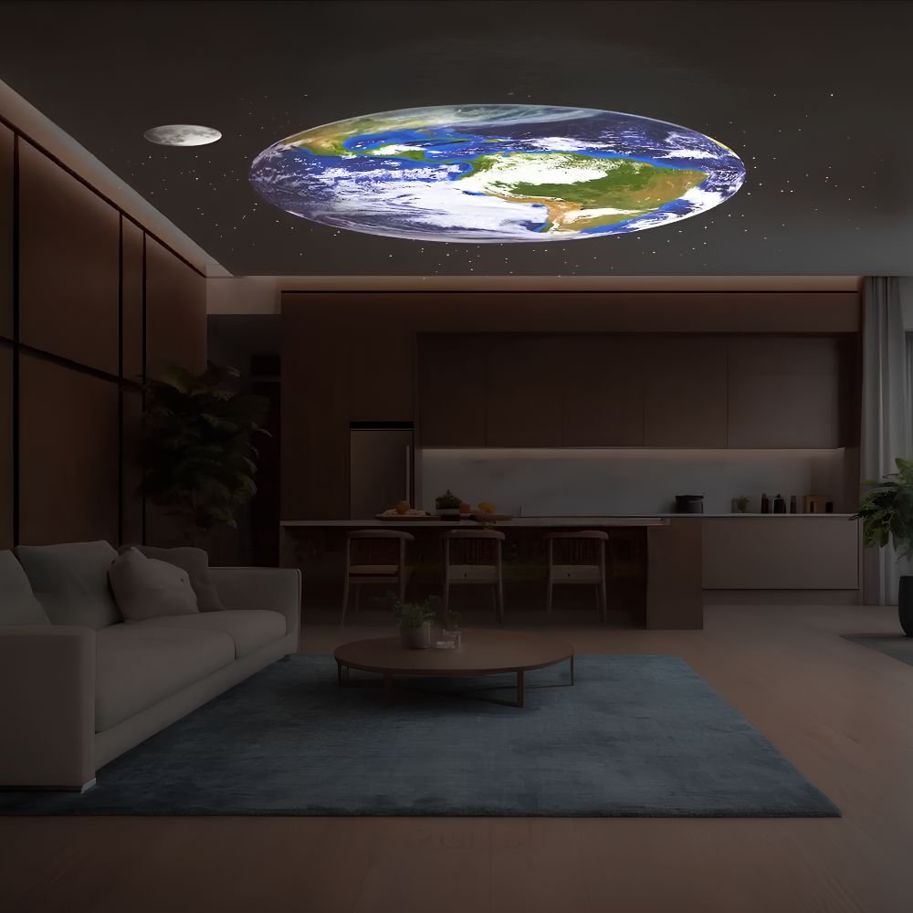 Projektionslampe Sternenhimmel RGB-LED mit Nebel & Timer – Bild 6