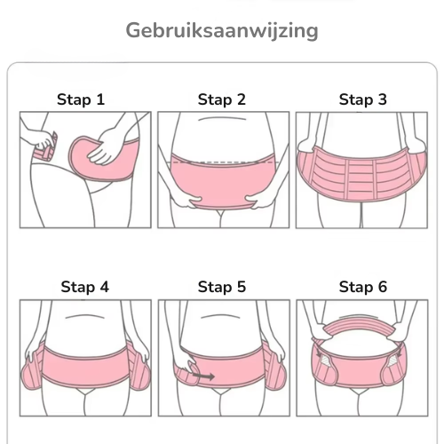 Bandeau de grossesse femme 3-en-1 ajustable tissu élastique – Bild 8