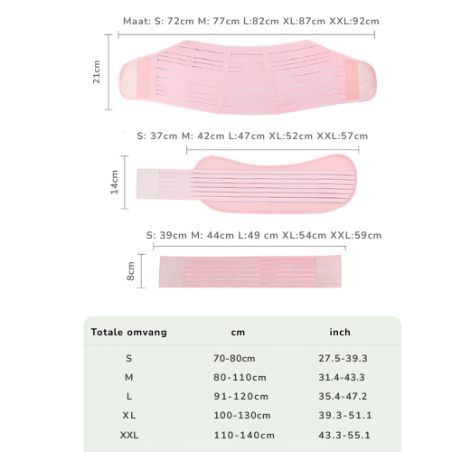 Bandeau de grossesse femme 3-en-1 ajustable tissu élastique – Bild 9