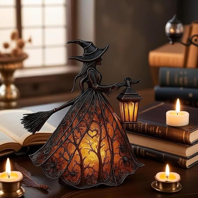 Laterne Halloween LED gotisches Design 30cm – Bild 6