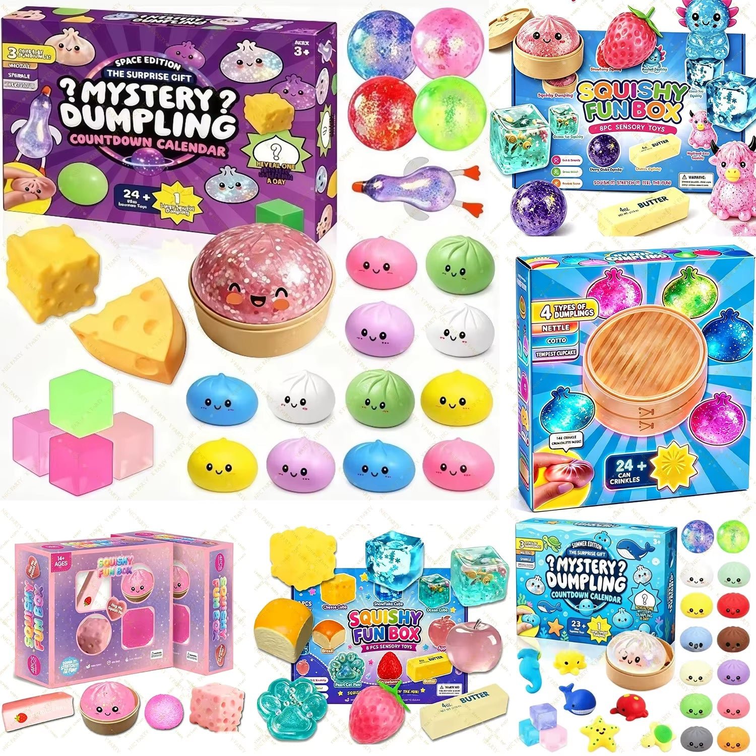 Squishy-Adventskalender 24 Tage Slow-Rebound Kompakt – Bild 7