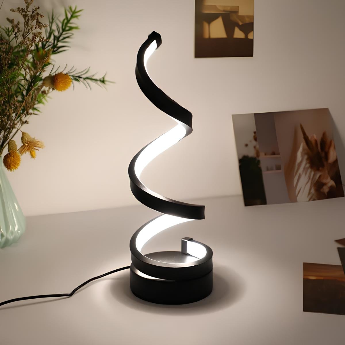 Tischlampe dimmbar Metall mit 3 Lichtfarben elegant – Bild 9
