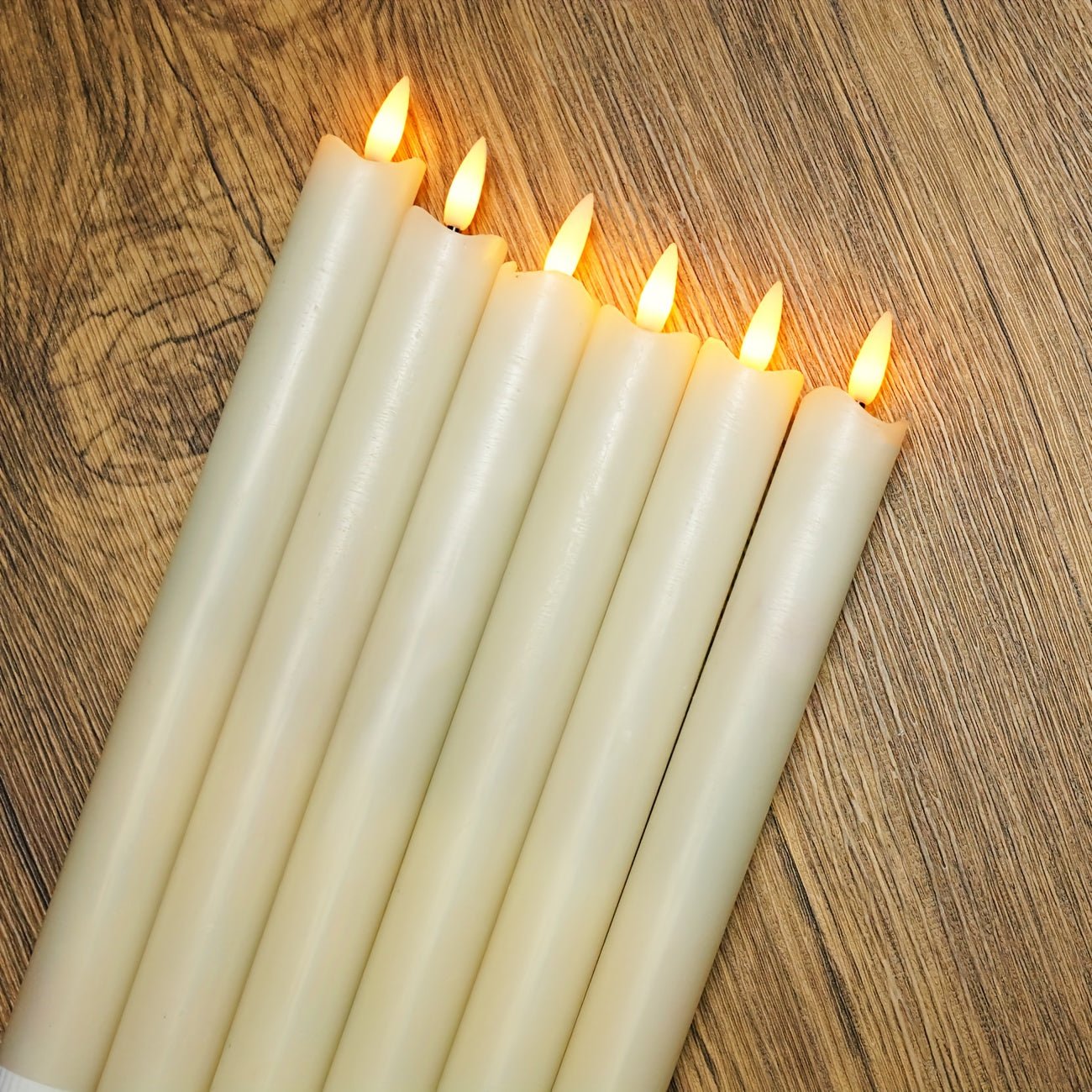 Flammenlose LED Kerzen mit 3D Docht & Fernbedienung – Bild 3