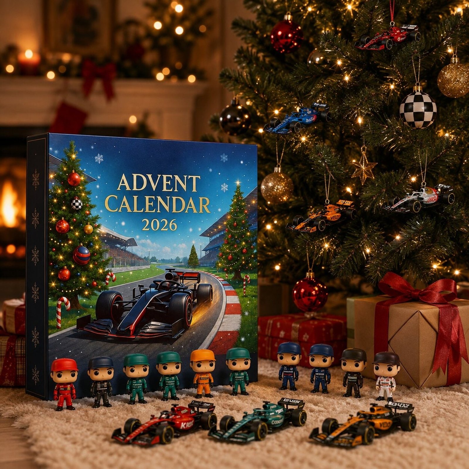 Formel 1 Adventskalender für Kinder & Erwachsene mit Spielzeugautos – Bild 3