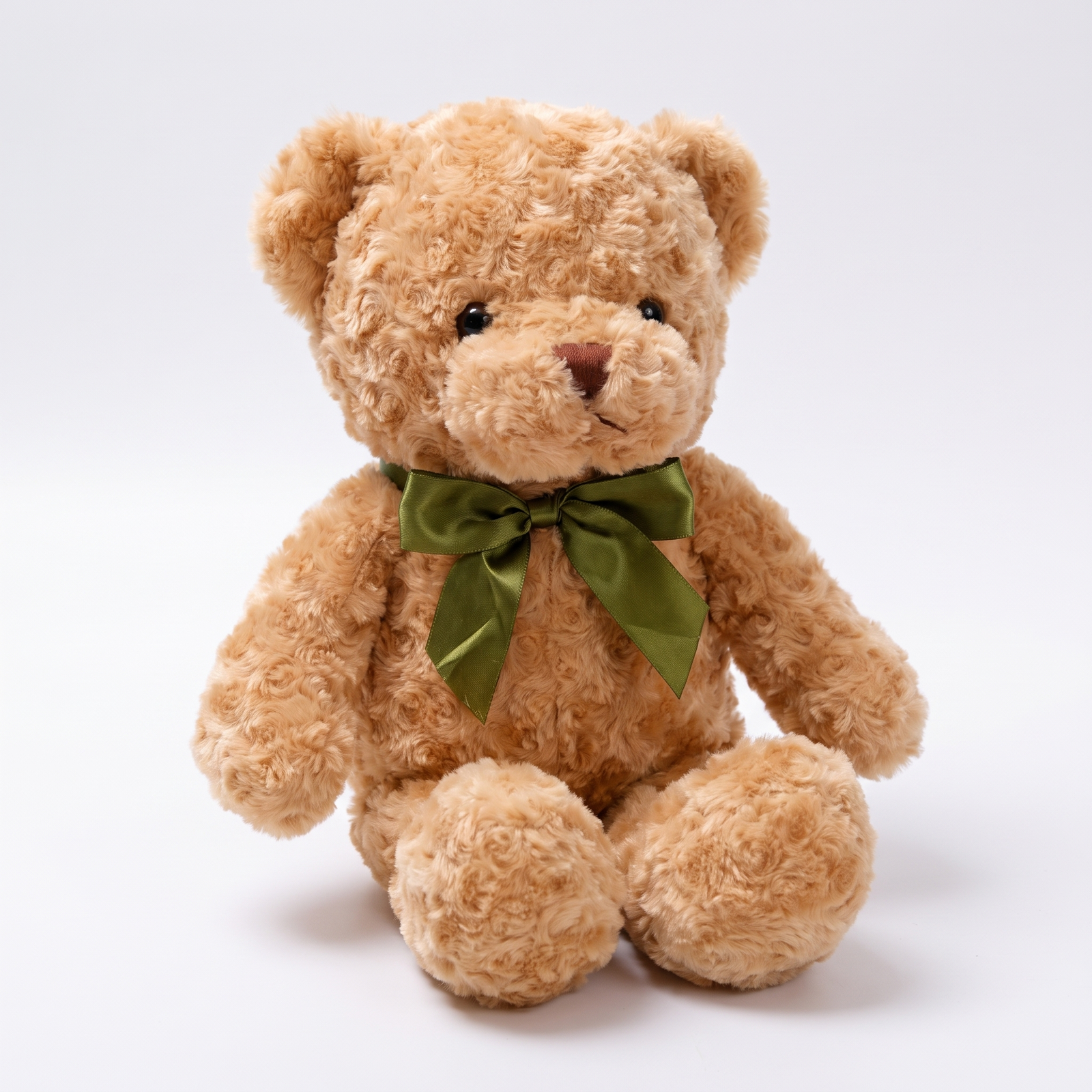 Plüsch-Teddybär mit Strukturmuster & Stickereien