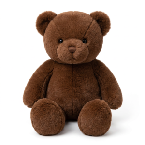 Dunkelbrauner Kuschelbär