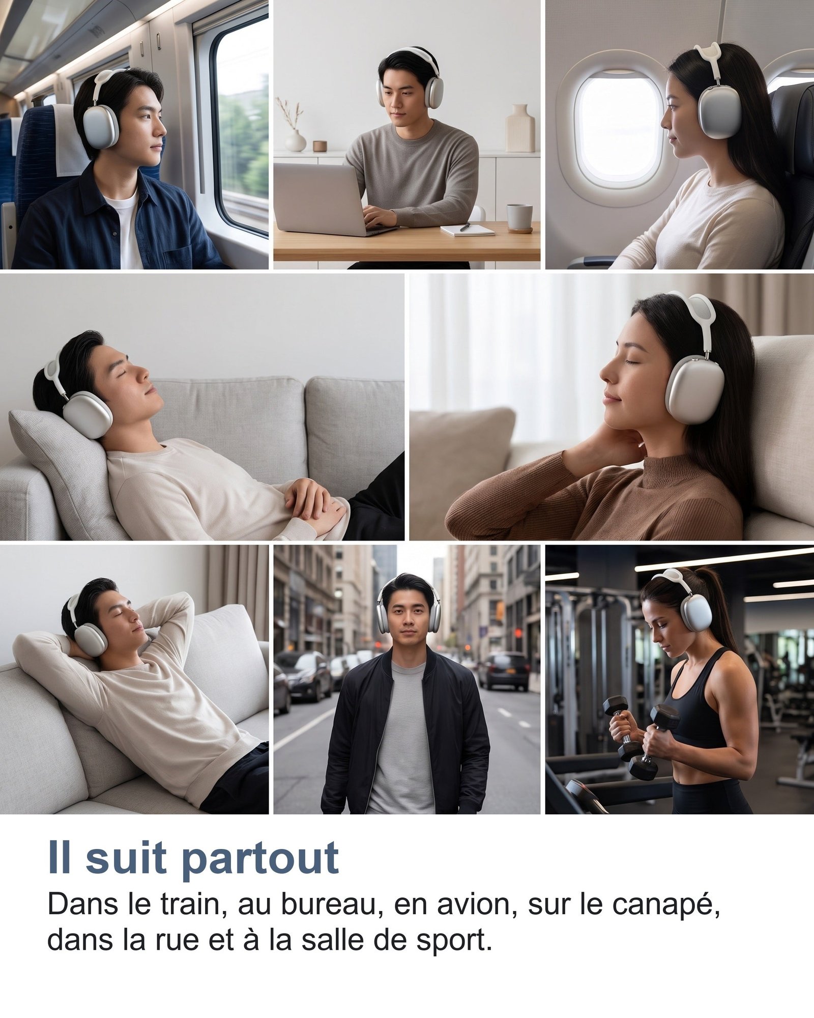 Kopfhörer Bluetooth 5.1 mit 3 Wiedergabemodi – Bild 12