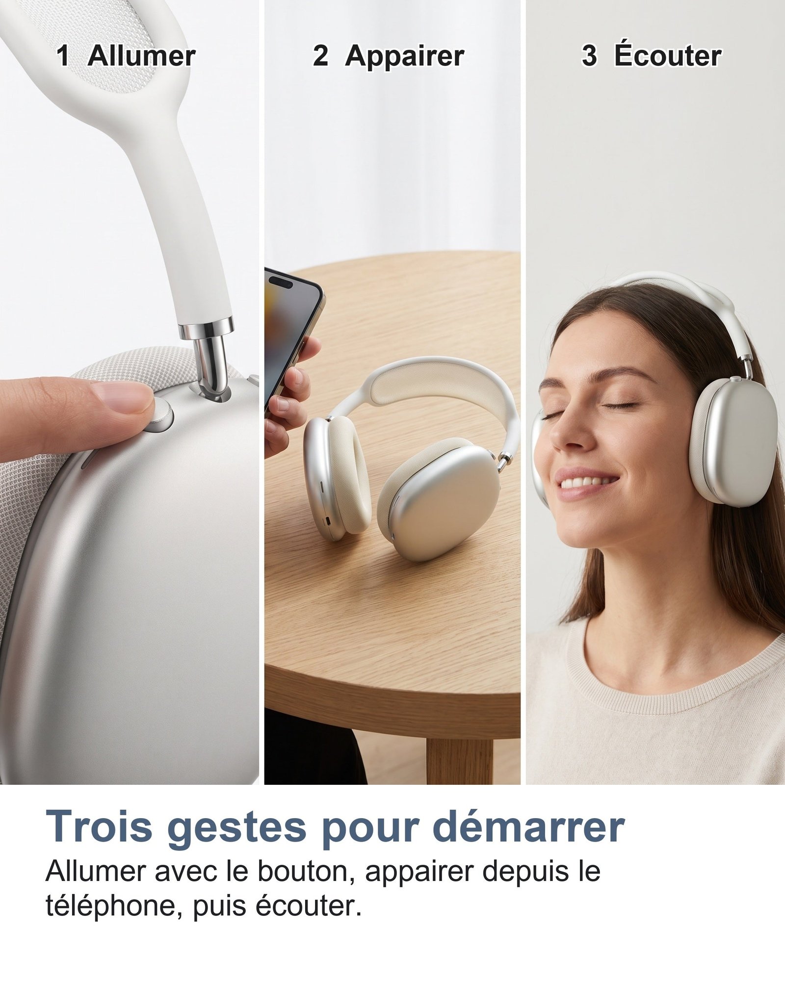 Kopfhörer Bluetooth 5.1 mit 3 Wiedergabemodi – Bild 13