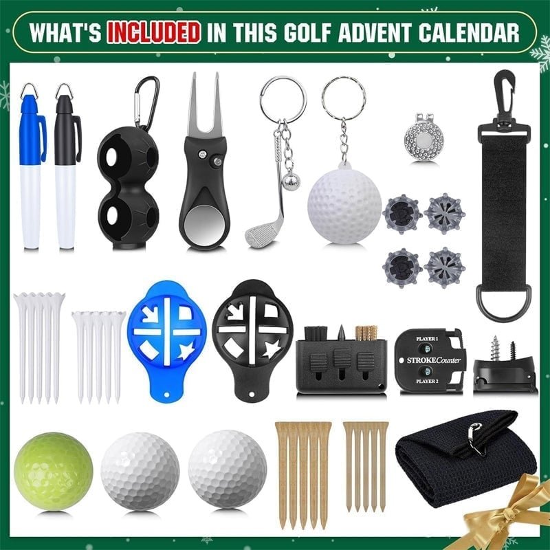 Golf Adventskalender für Golfer aus hochwertigem Papier – Bild 9