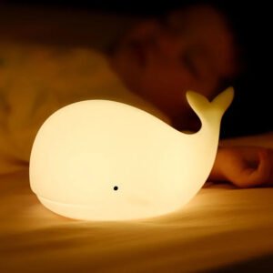 Nachtlicht Wal Silikon LED Touch-Steuerung für Kinder